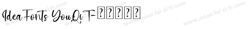 IdeaFonts YouQiT字体转换